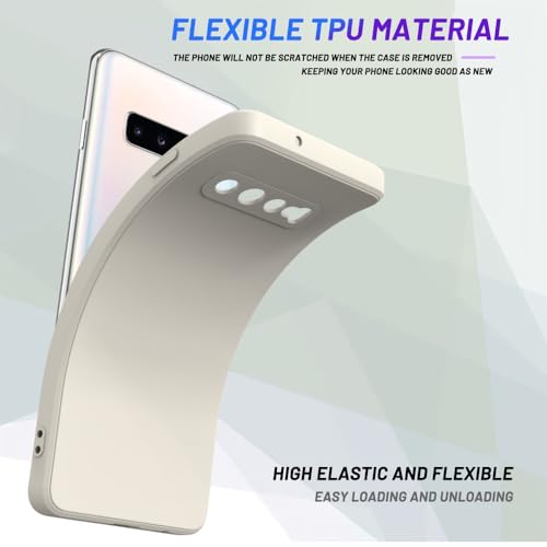Image of for Samsung Galaxy S10 Plus Case White, Scratch Resistant with Soft Touch, Slim Thin Phone Cover for Samsung Galaxy S10 Plus