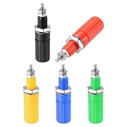 Terminales de audio de 4 mm uxcell conectores tipo banana para paneles de altavoces
