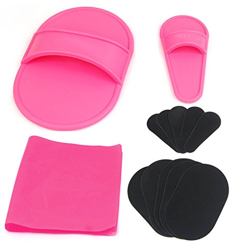 TRIXES Epilier-Pad für weiche Haut an Beinen, Armen, Gesicht und Oberlippe