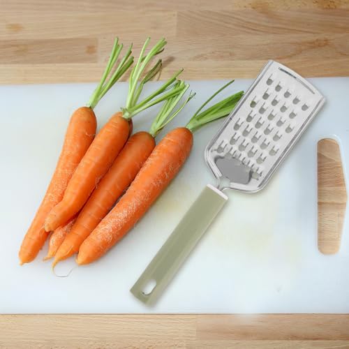Rallador de Ajo y Queso de Mano SUPVOX con Mango de PP Verde miniatura 6