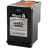 🎄【XL CARTUCHO, MÁS PRINTED】- Hasta 750 páginas por cartucho negro 304XL (Basado en el 5% de cobertura de papel A4). El chip inteligente puede registrar la cantidad de tinta restante, por lo que puede recordarle si necesita pedir un nuevo cartucho de tinta para la impresora.