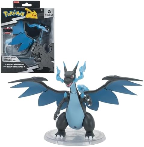 FIGURA ARTICULADA MEGA CHARIZARD X 6", POKEMON, SUNNY