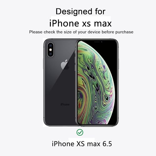 Image of Magnetic iPhone Xs MAX case,Compatible with Magsafe, Military-Grade Protection,Slim Translucent Matte Shockproof with Anti-Scratch Anti-Fingerprint Phone Cover (Transparent, iPhone Xs MAX)