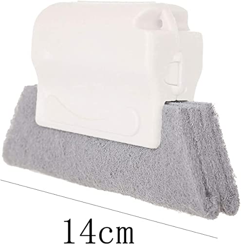 Image of Plastic Window Groove Frame Cleaning Brush, Hand-held Window Slot Cleaner Tools, and Magic Window Cleaning Brush, Quickly Clean All Window Slides and Gaps (2)