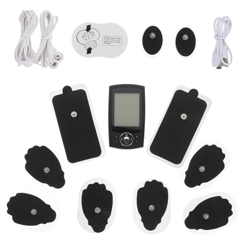 Électrostimulateur rechargeable Yardenfun double canaux appareil de massage impulsions cou