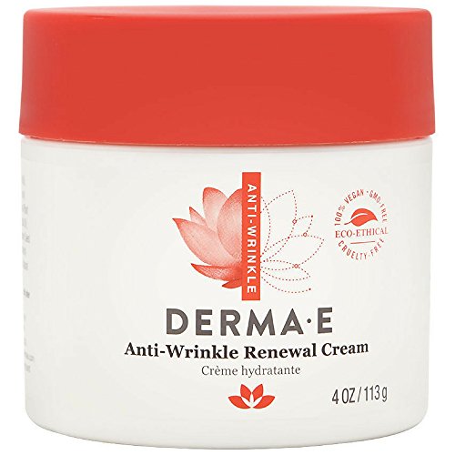 Derma E Anti-Wrinkle Renewal Cream 4 oz (Pack of 2)