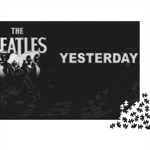 Puzzle pour Adultes Les Beatles Puzzle 300 pièces pour Adultes Puzzles en Bois pour Adultes et Enfants (40x28cm) - Les Beatles, Paul McCartney, John Lennon, RIngo Starr, George Harrison Puzzle pour Adultes Les Beatles Puzzle 300 pièces pour Adultes Puzzles en Bois pour Adultes et Enfants (40x28cm)