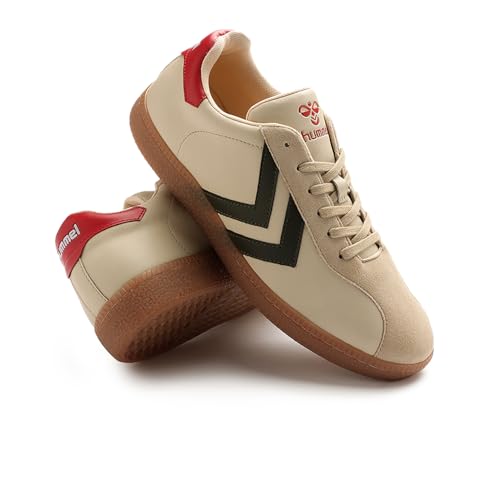 Image of hummel Classic Triumph Casual Suede Sneaker for Men Lightweight with Synthetic Suede Enhanced Comfort Cushioned Insole and Slip-Resistance Work and Play Business Casual Shoes