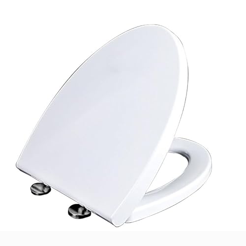 V字型トイレシート、耐荷重200kgまで対応、スロークローズシート設置、360°調節可能なヒンジ、尿素ホルムアルデヒド、ホワイト、01F