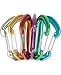 EDELRID Nineteen G Carabiner - 6 Pack Assorted