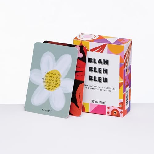 Image of FACTOR NOTES Conversational Cards: Blah Bleh Bleu