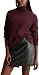 Marc OߴPolo Denim Damen Strickpullover mit Stehkragen Relaxed Fit, Rot (Dark Maroon), S