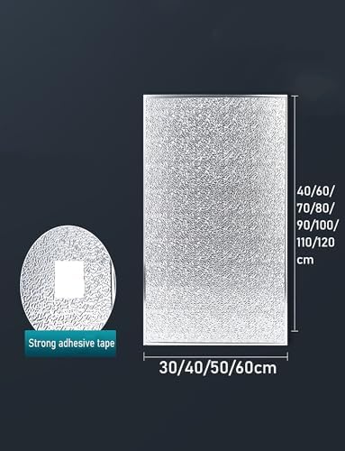 Self-Adhesive Magnetic Heat Shield Mat for Grill, Oven, Stove & Refrigerator - Aluminum Foil Insulation (40x60 cm) - Effective Heat Protection and Energy Efficiency