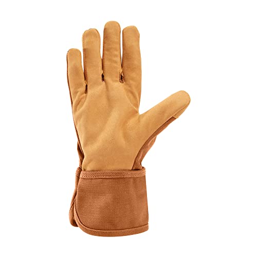 Carhartt Women's Rugged Flex Synthetic Leather High Dexterity Safety Cuff Glove, Brown, M - image 2