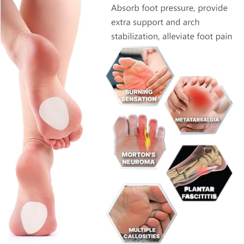 Image of Felt Metatarsal Pads Women Mens 12 Pieces