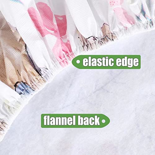 Fitable-Easter-Fitted-Table-Cover-Waterproof-Rabbit-Flower-Elastic-Edged-Tablecloth-Vinyl-Wipeable-Table-Cloth-for-Dining-Table-Dinner-Party-Family-Gathering-Fit-for-45-56-Round-Tables Fitable Easter Fitted Table Cover Waterproof Rabbit Flower Elastic Edged Tablecloth Vinyl Wipeable Table Cloth for Dining Table Dinner Party Family Gathering Fit for 45 56 Round Tables