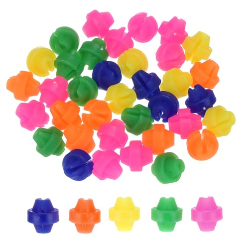 PATIKIL Bike Wheel Spokes Beads, 72 Pcs Colorful Bicycle Spoke Decoration Resin Clip Beads Spoke for Bike Accessories (Bead), Multicolor
