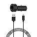 Produktbild Xqisit Kfz-Ladegerät 2, 4 A, USB/USB-C, Schwarz