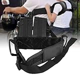 Diseño cómodo y ajustable: el relleno de algodón perla proporciona comodidad y seguridad. No importa la altura del asiento trasero de tu motocicleta, se puede ajustar la longitud.