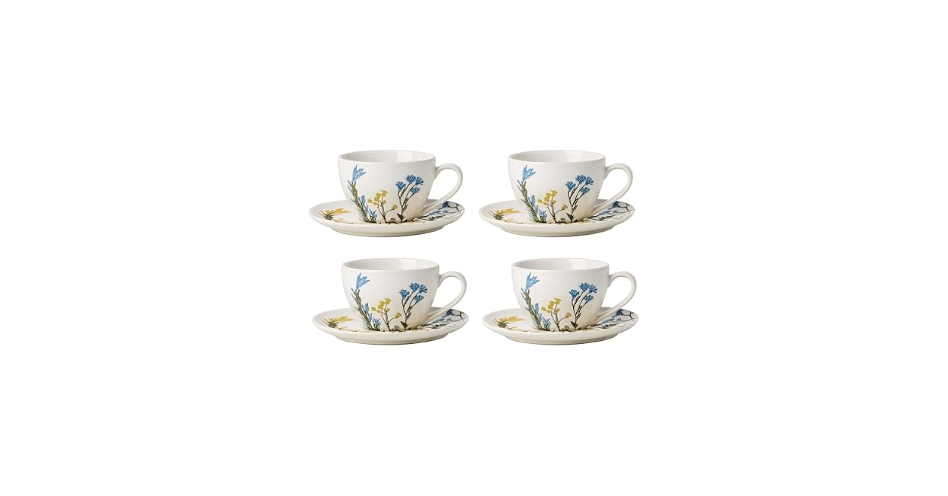 Amazon.com | Lenox 898386 Wildflowers Tea Cup & Saucer, Set