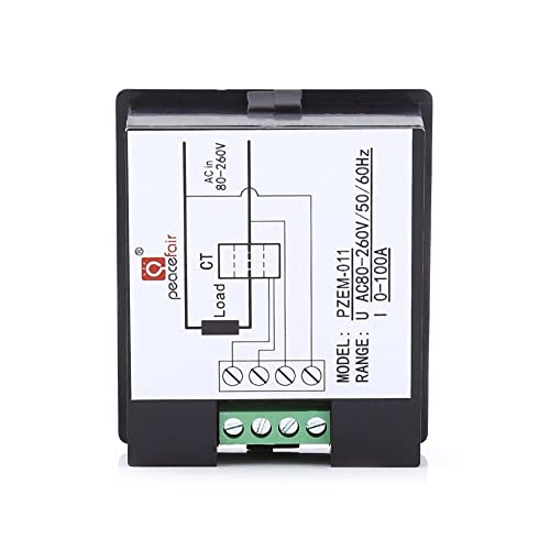 Image of AC Power Meter Digital Monitoring Multimeter Ammeter 100A 80-260V Voltmeter Energy Voltage Current Electrical Tester with CT