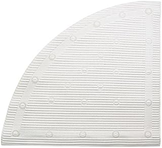 Isagi Non Slip White Quadrant Shower Mat 60 x 60cm
