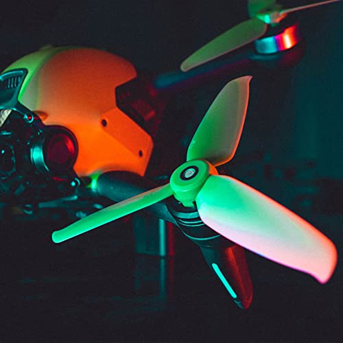 Hélices drone FPV 5328 rouge contre vibrations et bruit de vol