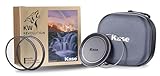 Kase Revolution Plus Entry Filter Kit Magnetic Shockproof Tempered Optical Glass w Color Coded Rings inc CPL UV Lens Cap & Case (112mm)