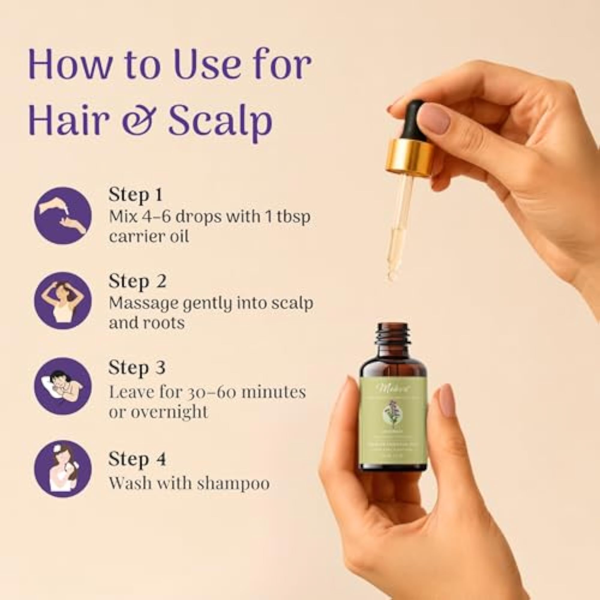 Rosemary Essential Oil for Hair Growth and Nourishment