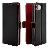 ラスタバナナ ケース カバー iPhone17 e 16e 共用 手帳型 薄型 耐衝撃吸収 +COLOR BK×RD スマホケース 9429IP6EBSMBKR