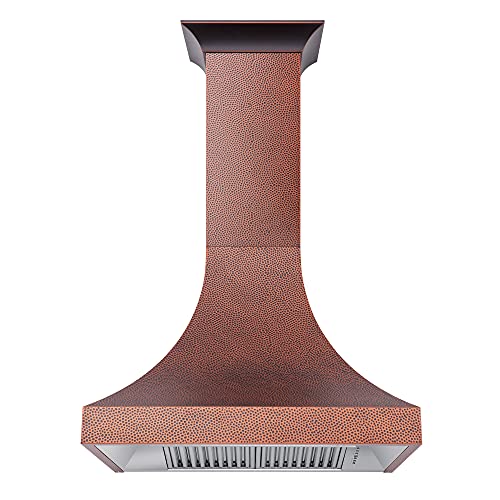ZLINE 48" Designer Series Hand-Hammered Copper Finish Ducted