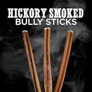  Best-Bully-Sticks-Hickory-Smoked-100-Natural-6-Inch-Bully-Sticks-for-Dogs-5-Pack-Smoky-Odor-Free-No-Additives-Grain-Free-Beef-Dog-Chews