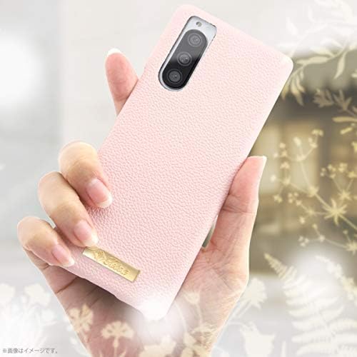 Xperia 5 Case Open Leather Case with TETRA Plate/Beige