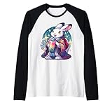 Kaninchen Bubble Boba Tea Anime Cute Kawaii Raglan