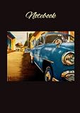 A4 Cuban Taxi Notebook 140 pages: Blank lined paper 210mm x 297mm By Elizabeth banks