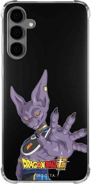 Skinit Clear Phone Case Compatible with Galaxy S24 Plus - Officially Licensed Dragon Ball Super Beerus Portrait Design