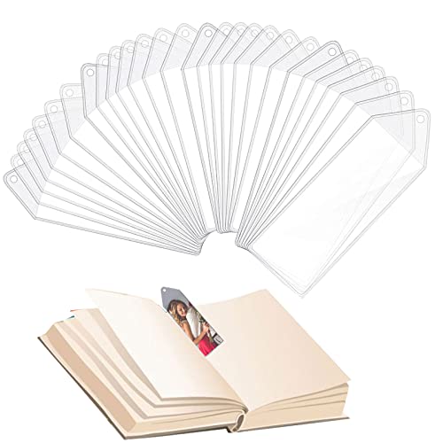 Pochette Plastique Marque Page2-1/4 X 6-1/4 Pouces Mariage 2 X 6 Pouces Vinyle Photo Valentines (30)