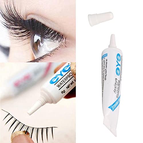Waterproof False Eyelashes Makeup Adhesive Eye Lash Glue White Black Professional Strong Adhesive Eyelash Glue For False Eyelash #TOP2