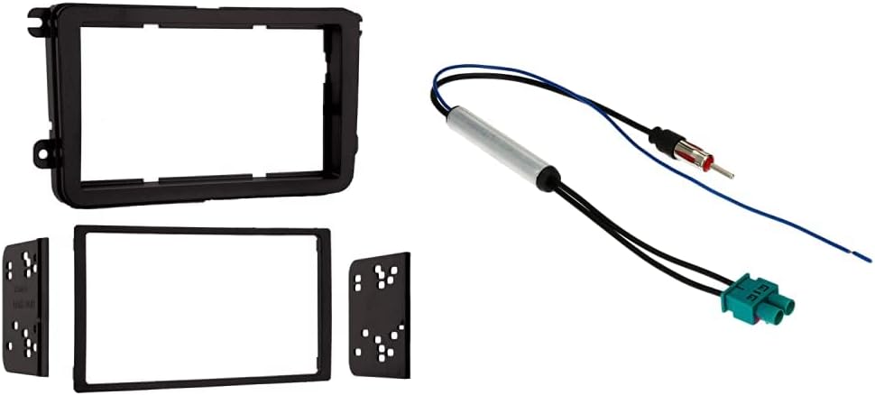 Metra95-9011B Double DIN Mount Kit for 2005-Up Volkswagen Vehicles, (Matte Black)