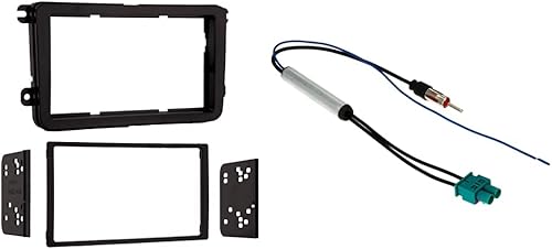 Miniatura 5 de Metra95-9011B - Kit de montaje doble DIN para vehículos Volkswagen 2005 color negro mate