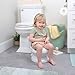 Summer Infant by Ingenuity My Size Potty Pro in White, Toddler Potty Training Toilet, Lifelike Flushing Sound, for Ages 18 Months+, Up to 50 Pounds
