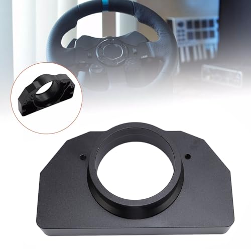 Soporte universal ajustable para volante de simulación de carreras - Montura de aleación de aluminio duradera con instalación fácil y diseño ergonómico para simuladores de carreras miniatura 2