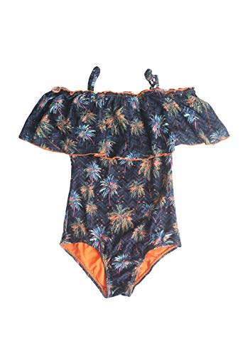 Biquíni Kids Ciganinha Coqueiro Zig - Estampa Preto Coqueiro Zig - M