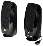 Black Logitech S150 USB Speakers with Digital Sound, New,