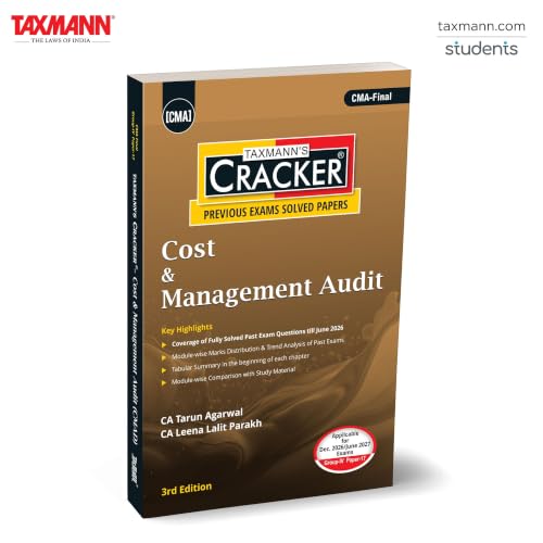 Taxmann's CRACKER for Cost & Management Audit (Paper 17 | CMAD) –...