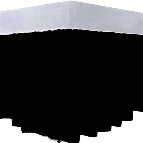 Miniatura 52 de Falda de cama con volantes envolvente con cinturón elástico ajustable, caída de 14 pulgadas, fácil de poner y quitar, mezcla de volantes de polvo