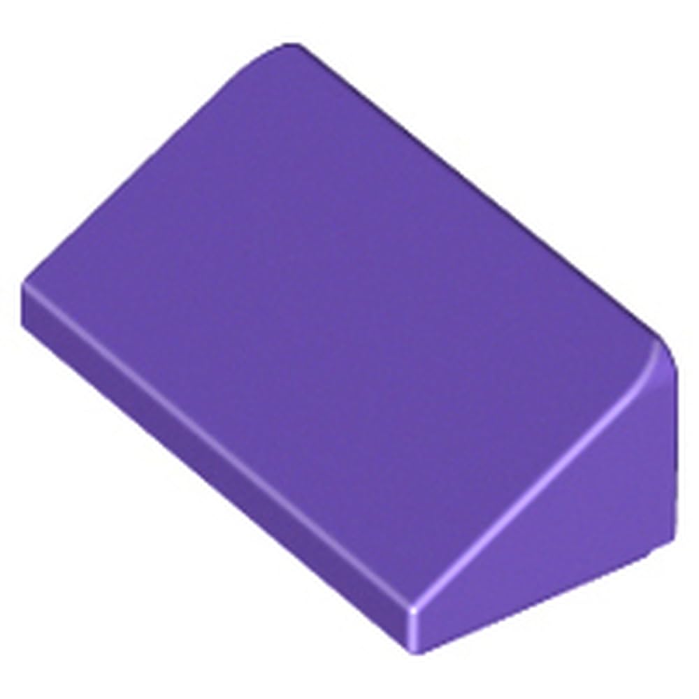 LEGO Slope Building Block, 30° Angle, 1 x 2 x 2/3, Part 85984, Choose Your Colour (Dark Purple, 10, Bricks) — image 1