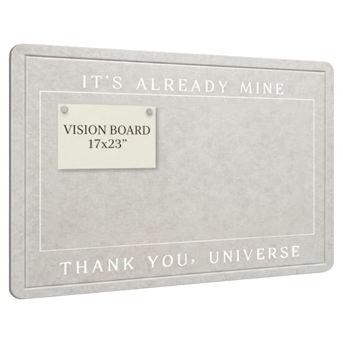 Vision Board Felt Bulletin Board 17x23