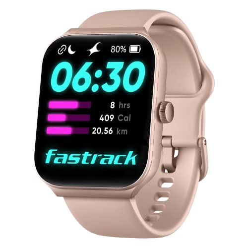 Fastrack New Limitless FS1 Smart Watch|Biggest 1.95″ Horizon Curve Display|SingleSync BT Calling v5.3|Built-in Alexa|Upto 5 Day Battery|ATS Chipset with Zero Lag|100+ Sports Modes|150+ Watchfaces
