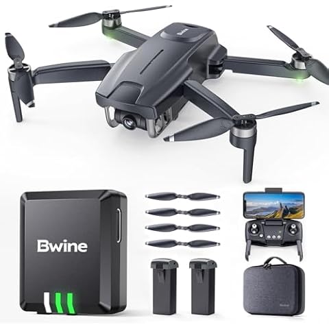 Bwine 【SAVE $117.99】F7MINI GPS Drone with Camera 4K for Adults Beginners+ B112 Remote ID Module for Drone GPS Tracking, Not Lose the Drone, Double Security Cover